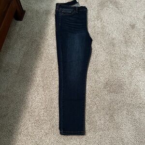 Dark navy skinny jeans